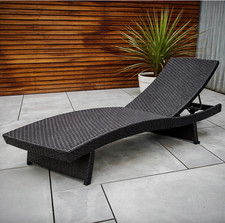 Rattan Sun Lounger Outdoor