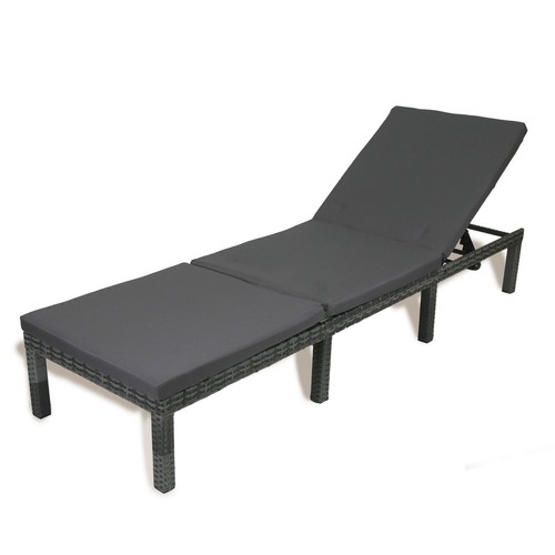 Solterra rattan sunlounger - solterra,