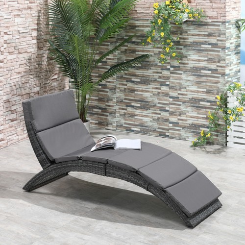 Sun lounger rattan - sun,