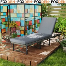 Single Folding Rattan Sun