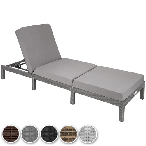 Sun lounger rattan garden - rattan,