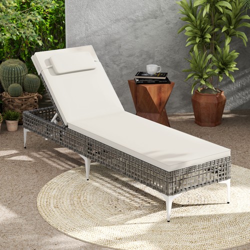 Sun lounger level - lounger, adjustable