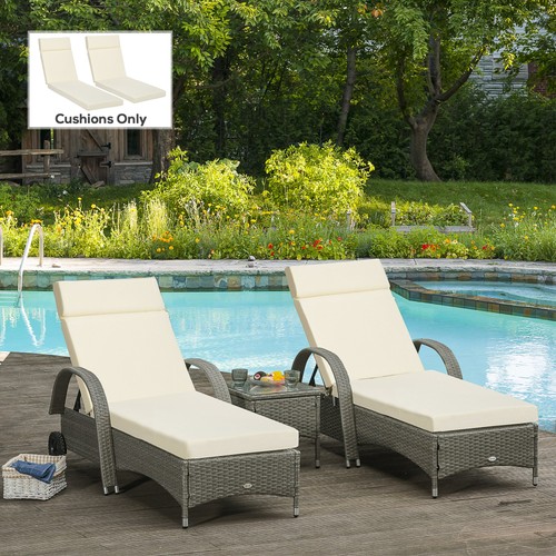 Set sun lounger cushions - set,