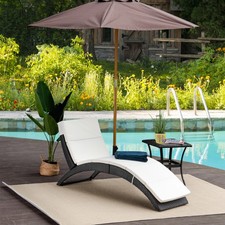 Sun Lounger Rattan Hammock Sun